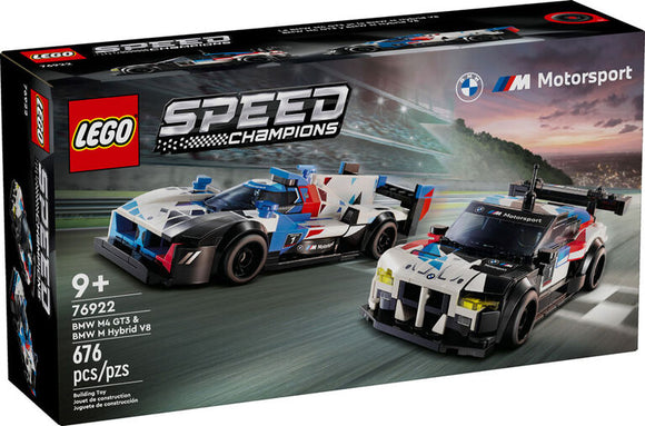 LEGO SPEED CHAMPIONS BMW M4 GT3 & BMW M HYBRID V8 RACE CARS