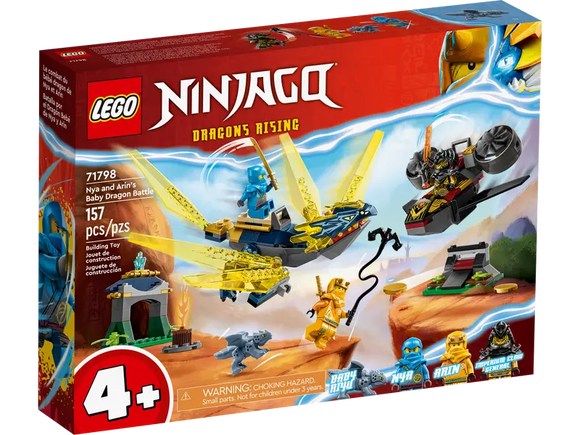LEGO 4+ NINJAGO NYA & ARINS BABY DRAGON BATTLE
