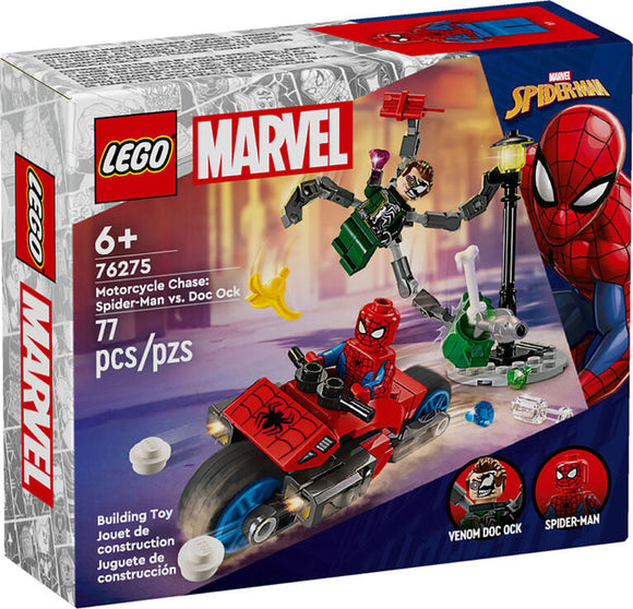 LEGO MARVEL MOTORCYCLE CHASE: SPIDER-MAN VS DOC OCK