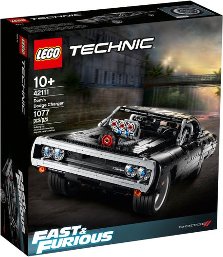 *LEGO TECHNIC DOMS DODGE CHARGER
