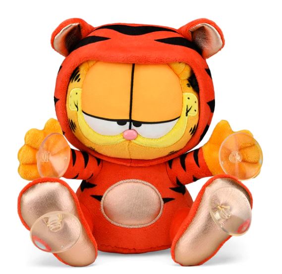 KR WINDOW CLINGER GARFIELD YEAR OF THE TIGER RED 8