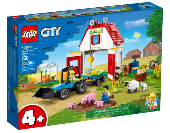 LEGO 4+ CITY FARM BARN AND FARM ANIMALS