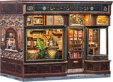 DIY BOOK NOOK CORNER COFFEE SHOP W/ DOOR