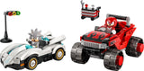 LEGO STH SILVERS CAR VS KNUCKLES MONSTER TRUCK