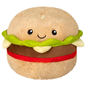 SQUISHABLE SNACKERS HAMBURGER 4"