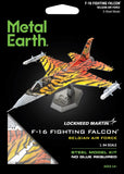 METAL EARTH MILITARY JET F16 FIGHTING FALCON BELGIAN