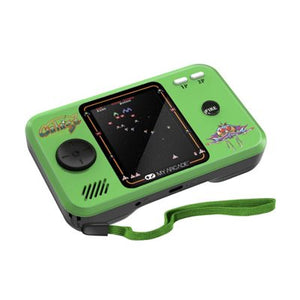 MY ARCADE POCKET PLAYER PRO GALAGA GREEN BLACK HANDHELD