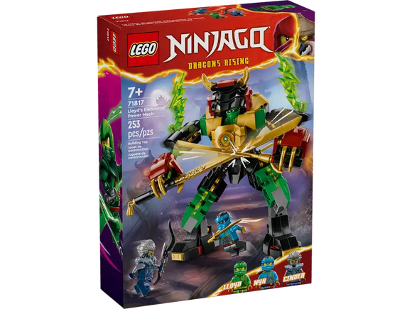 LEGO NINJAGO LLOYDS ELEMENTAL POWER MECH