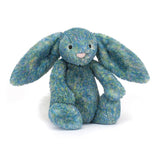 JC BASHFUL LUXE BUNNY AZURE MEDIUM 12 "