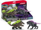 SCHLEICH ELDRADOR SHADOW LYNX VS ROCK CRUSHER