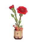 DIY MINI FLOWER KIT RED CARNATION