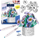 FABERC POP UP COLORING PANSY
