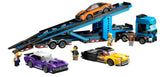 LEGO CITY CAR TRANSPORTER TRUCK W/ SPORTS CARS