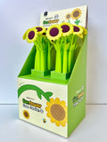 BCM GEL PENS WIGGLE FLOWER SUNFLOWER