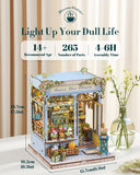 DIY BOOK NOOK ANNA'S BLUE BLOSSOM