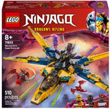 LEGO NINJAGO RAS AND ARINS SUPER STORM JET