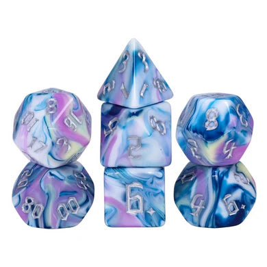FBG DICE 7PC BLOOMING VIOLETS