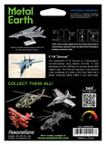 METAL EARTH MILITARY JET F-14 TOMCAT