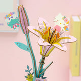 DIY MINI FLOWER KIT LILY HELLO KITTY & KEROPI