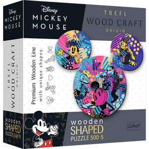 PZ 500 TF WOODEN DISNEY SHAPED MICKEY MOUSE