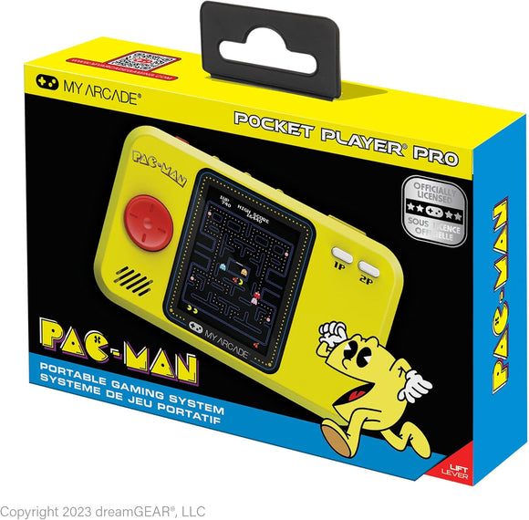 MY ARCADE POCKET PLAYER PRO PACMAN YELLOW HANDHELD