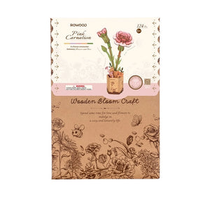 DIY MINI FLOWER KIT PINK CARNATION