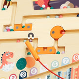 TOP BRIGHT WOODEN DINOSAUR EGG MAZE