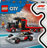 LEGO CITY F1 DISPLAY TRUCK W/ AUDI F1 RACE CAR