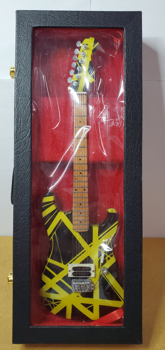 MINI GUITARS WB EDDIE VAN HALEN FRANKENSTIEN YELLOW