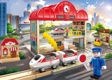 HAPE PORTABLE TRAIN STATION SET