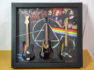 MINI GUITARS SHADOW BOX BIG40 PINK FLOYD