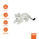 KM CUDDLEKINS JUMBO WHITE TIGER 30"