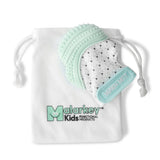 MK MUNCH MITT MINT GREEN TRIANGLES
