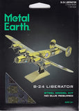 METAL EARTH MILITARY B-24 LIBERATOR PLANE