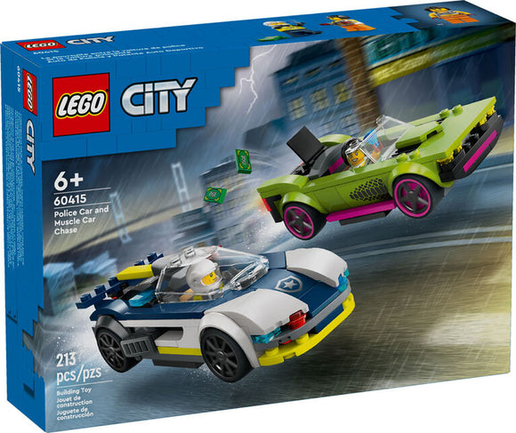 LEGO CITY POLICE CAR & MUSCLE C AR CHASE