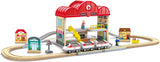HAPE PORTABLE TRAIN STATION SET