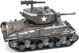 METAL EARTH PS MILITARY TANK M4 SHERMAN