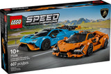 LEGO SPEED CHAMPIONS LAMBORGHINI REVUELTO & HURACAN STO