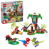 LEGO 4+ SPIDEY AND GOBBY'S RAPTOR BATTLE AT TREE HOUSE HQ