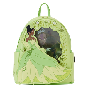 LOUNGEFLY BACKPACK DISNEY PRINCESS & THE FROG LENTICULAR