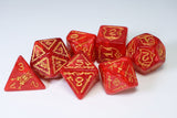 FBG DICE 7PC HUGE QUEEN'S ARMORY INFERNAL 25MM