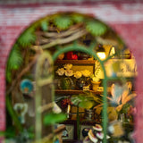 DIY BOOK NOOK FLOWER SHOP