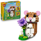 LEGO CREATOR CUTE HAMSTER WITH FLOWER
