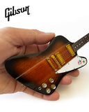 AH GUITAR TOM PETTY GIBSON FIREBIRD V SUNBURST RED BLUE LOGO