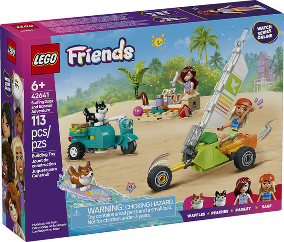 LEGO FRIENDS SURFING DOGS AND SCOOTER ADVENTURE