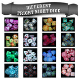1985G MYSTERY DICE FRIGHT NIGHT 7PC SET