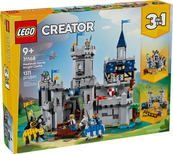 LEGO CREATOR MEDIEVAL HORSE KNIGHT CASTLE