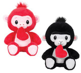 FIESTA SITTING GORILLA AND MONKEY 9.5"