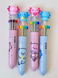 BCM BALL PEN 10 COLORS AXOLOTL