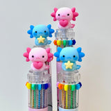 BCM BALL PEN 10 COLORS AXOLOTL